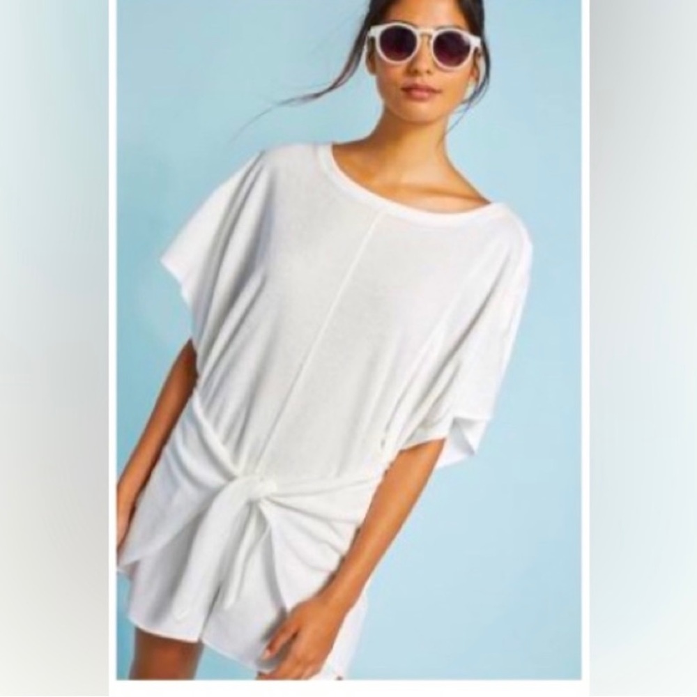 Anthropologie White Jumpsuit
